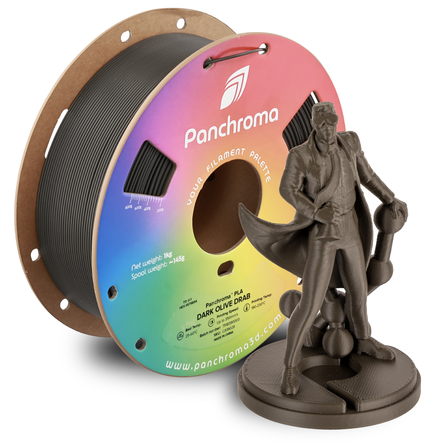 CA19026_Panchroma™ Basic PLA_ark Olive Drab_hero